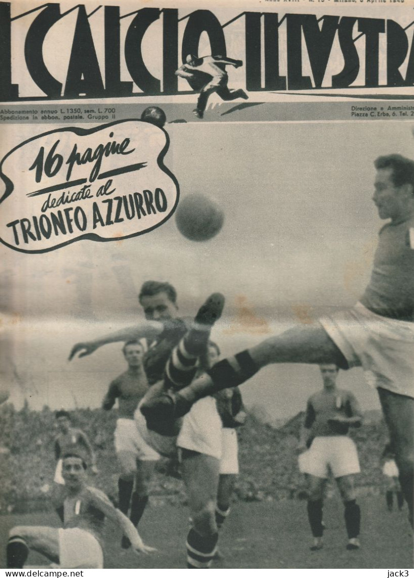 GIORNALE - IL CALCIO ILLUSTRATO  1948 - Sport