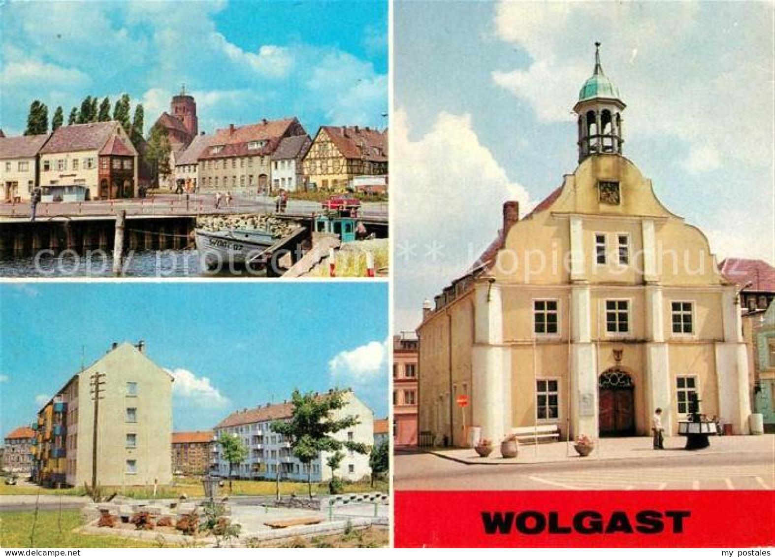 73123273 Wolgast Mecklenburg-Vorpommern Hafen Strasse-der-Befreiung Rathaus Baro - Wolgast