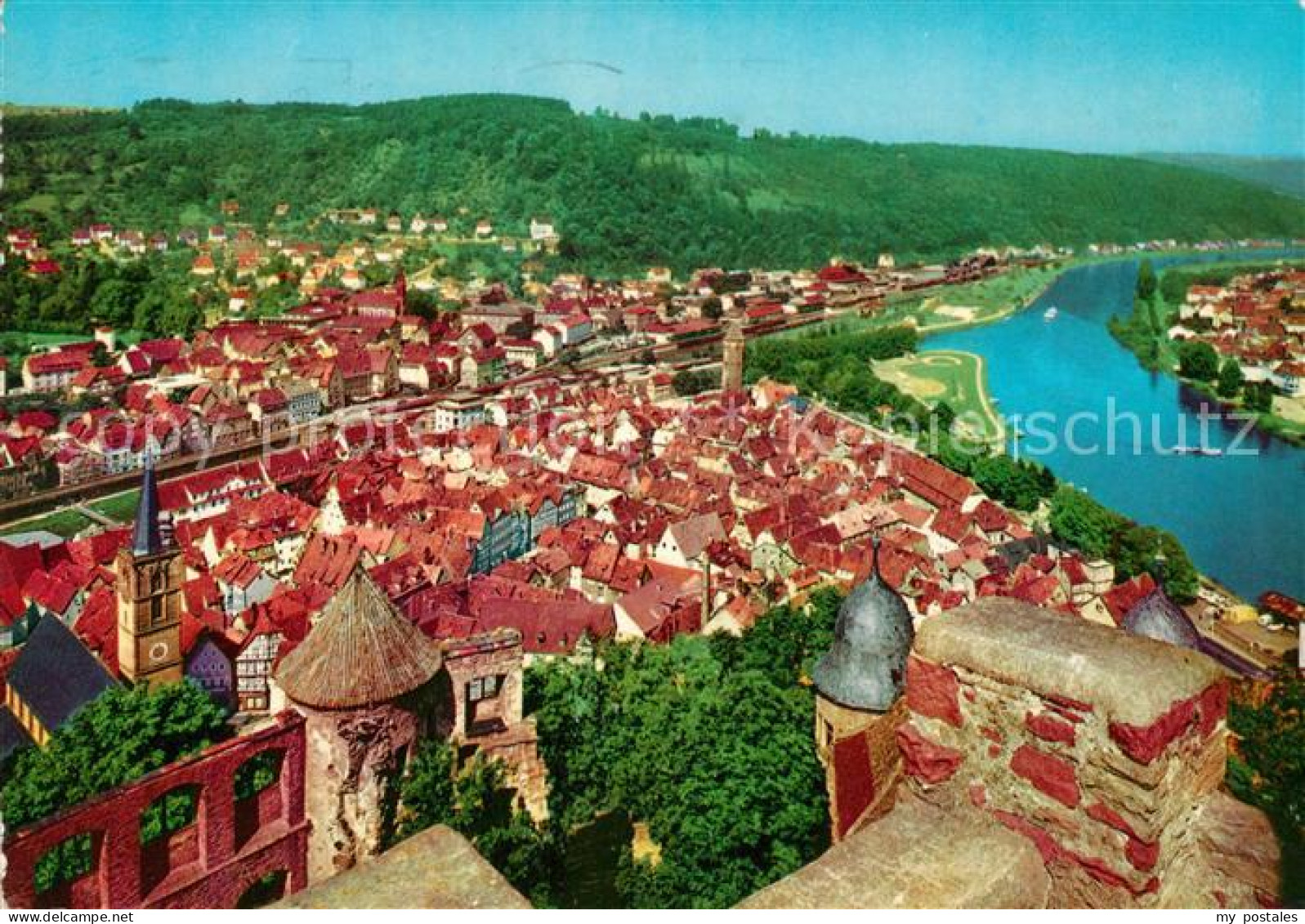 73123108 Wertheim Main Blick Von Der Burg Wertheim Main - Wertheim