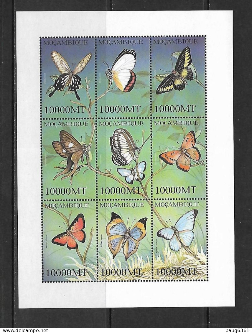 MOZAMBIQUE 2002 PAPILLONS YVERT  N°1830/1838  NEUF MNH** - Vlinders