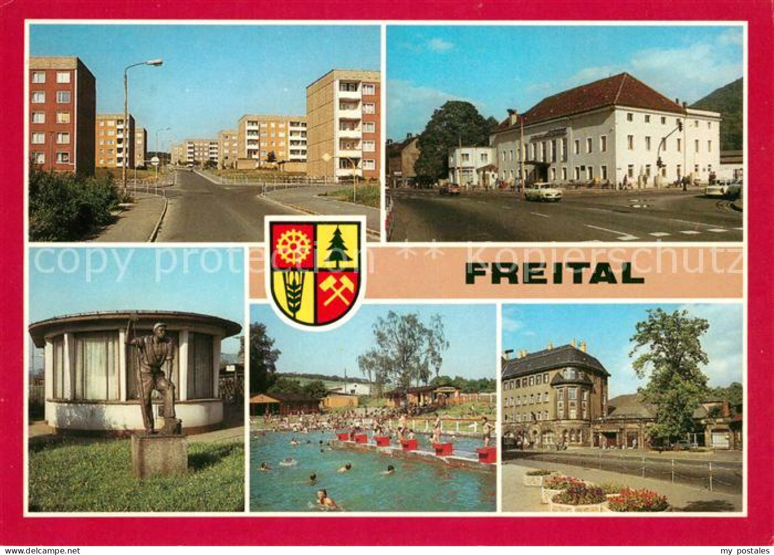 73121741 Freital Strasse Der Deutsch Sowjetischen Freundschaft Glueckaufbad HO G - Freital