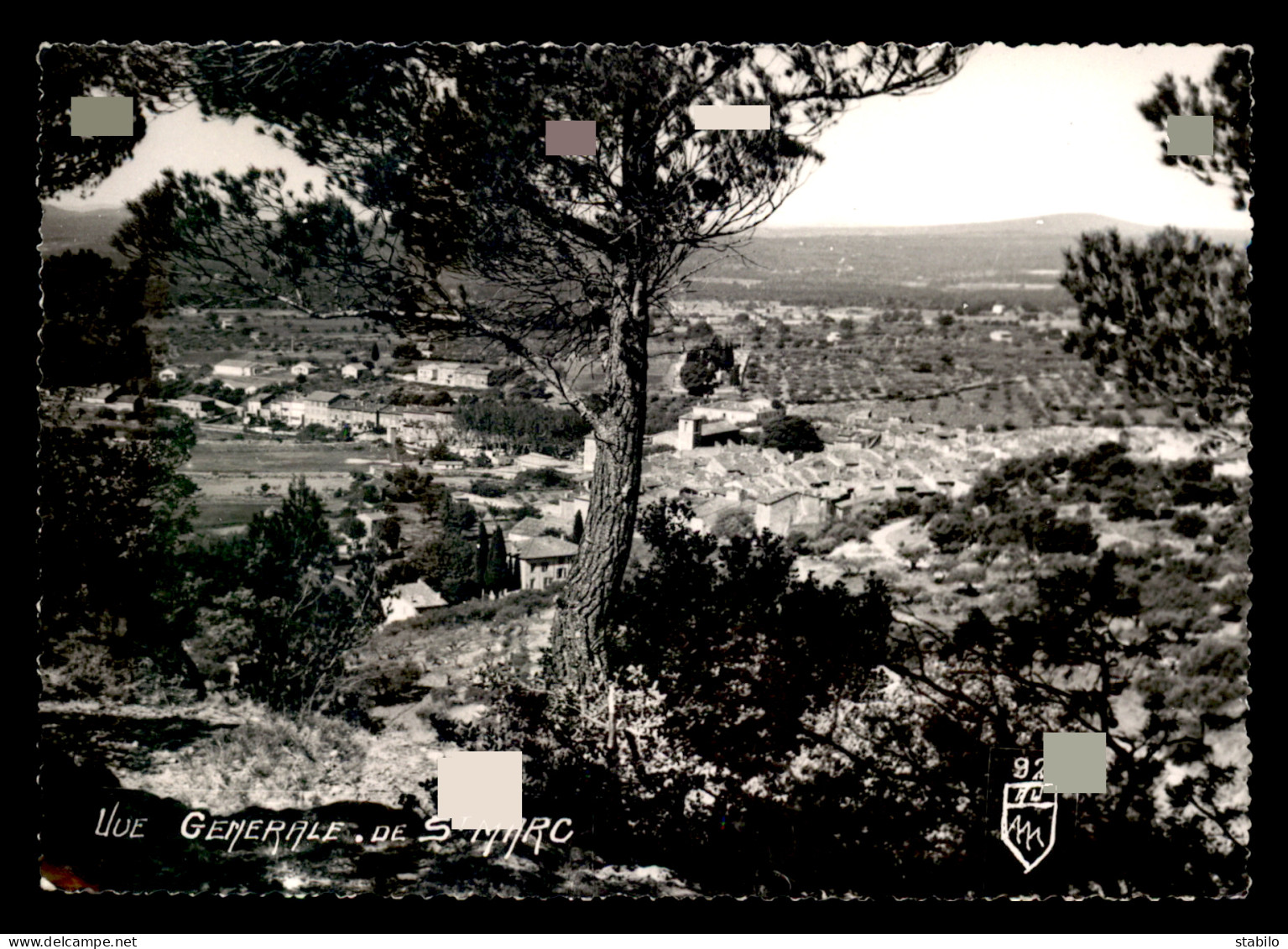 83 - AUPS - VUE GENERALE DE ST-MARC - Aups