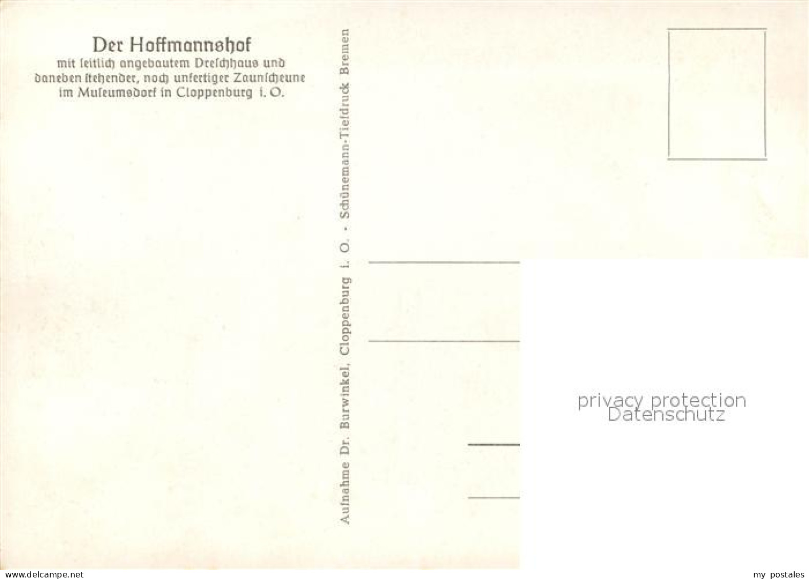 73121641 Cloppenburg Hoffmannshof Dreschhaus Zaunscheune Cloppenburg - Cloppenburg