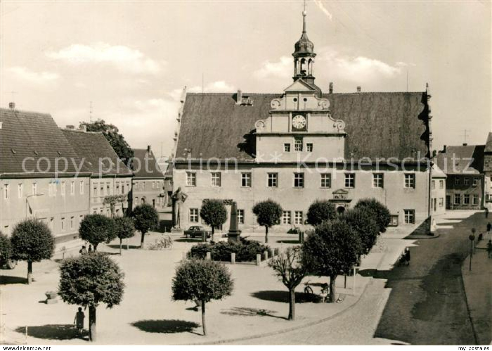 73121637 Belgern Elbe Markt Rathaus Belgern Elbe - Belgern