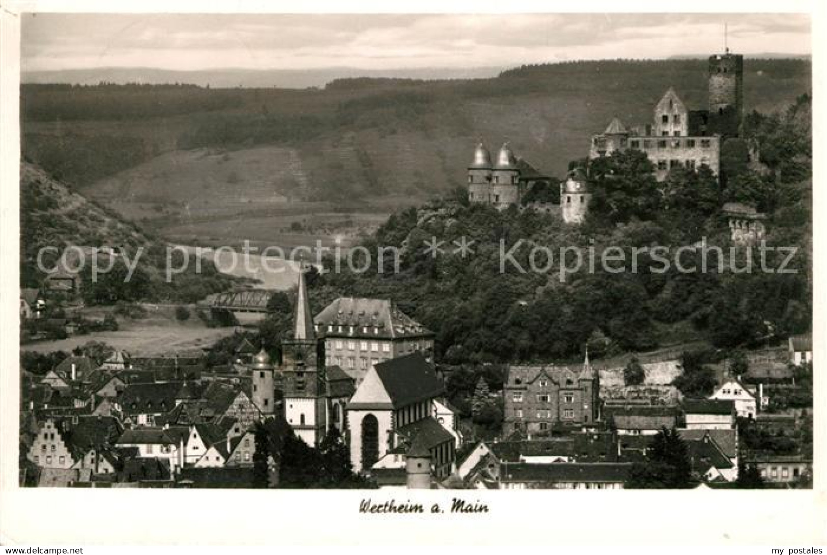 73121548 Wertheim Main Panorama Burg Wertheim Main - Wertheim