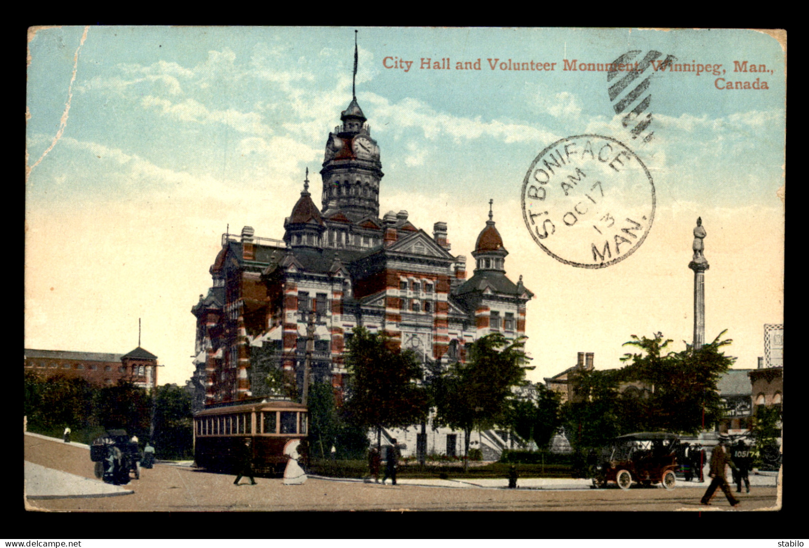 CANADA - WINNIPEG - CITY HALL AND VOLUNTEER MONUMENT - Winnipeg