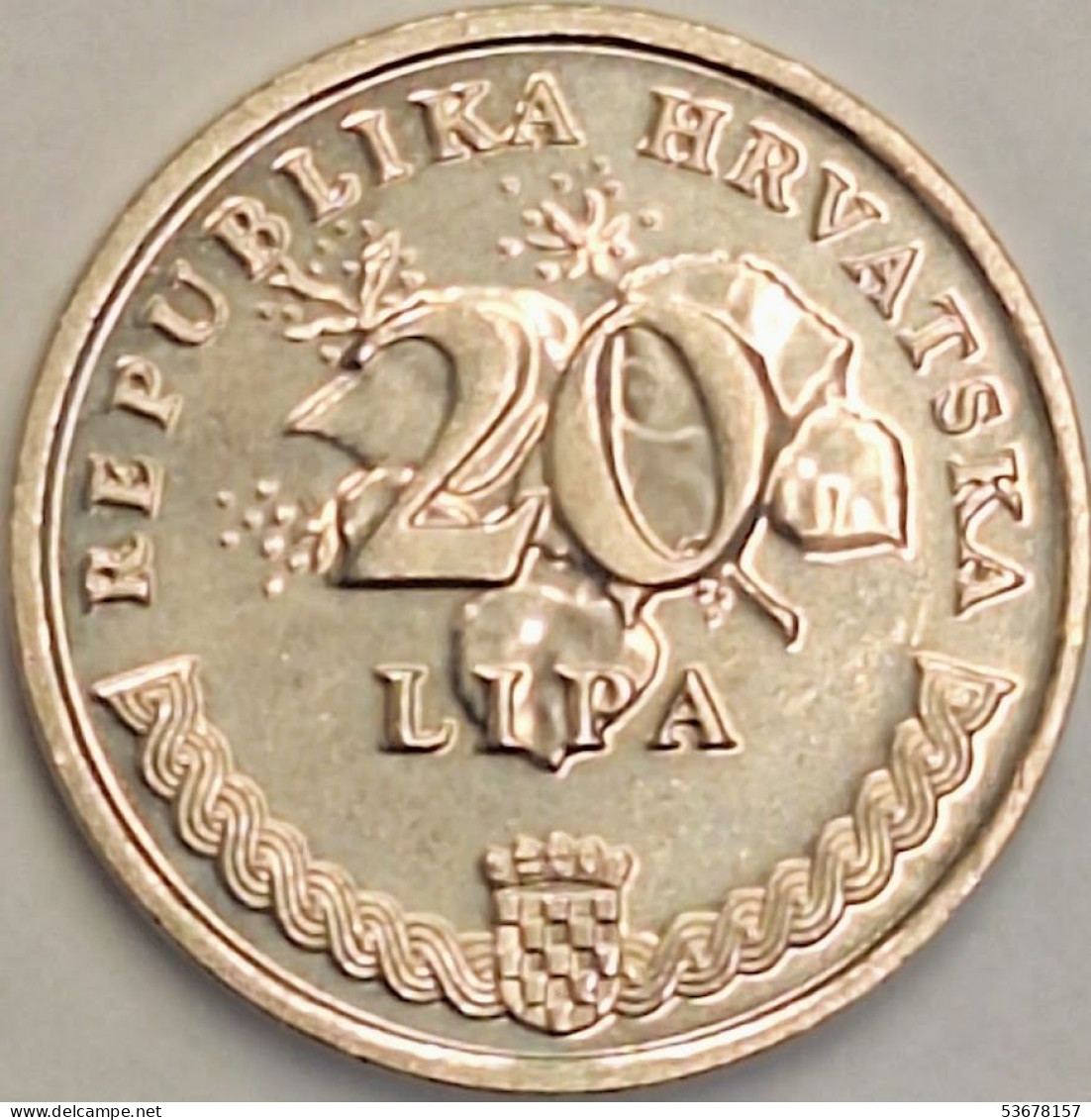 Croatia - 20 Lipe 2007, KM# 7 (#3547) - Croacia