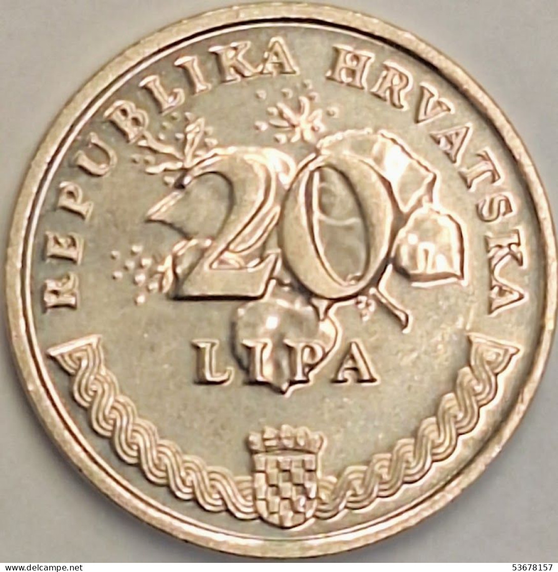 Croatia - 20 Lipe 2007, KM# 7 (#3547) - Kroatien