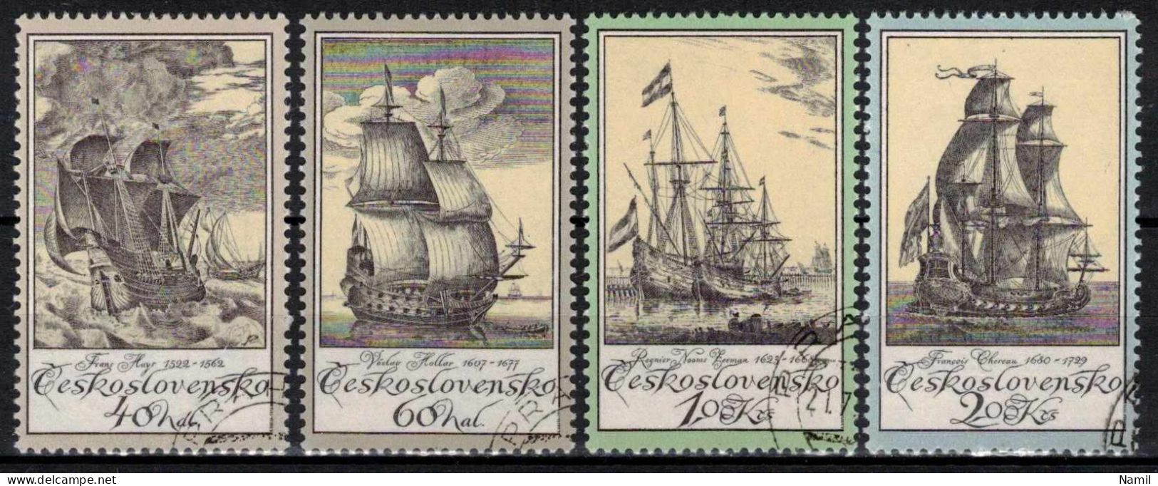 Tchécoslovaquie 1976 Mi 2330-3 (Yv 2167-70), Obliteré - Used Stamps