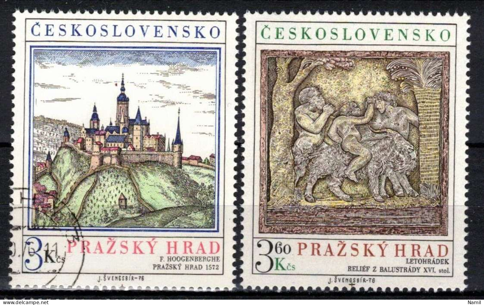 Tchécoslovaquie 1976 Mi 2343-4 (Yv 2179-80), Obliteré - Used Stamps