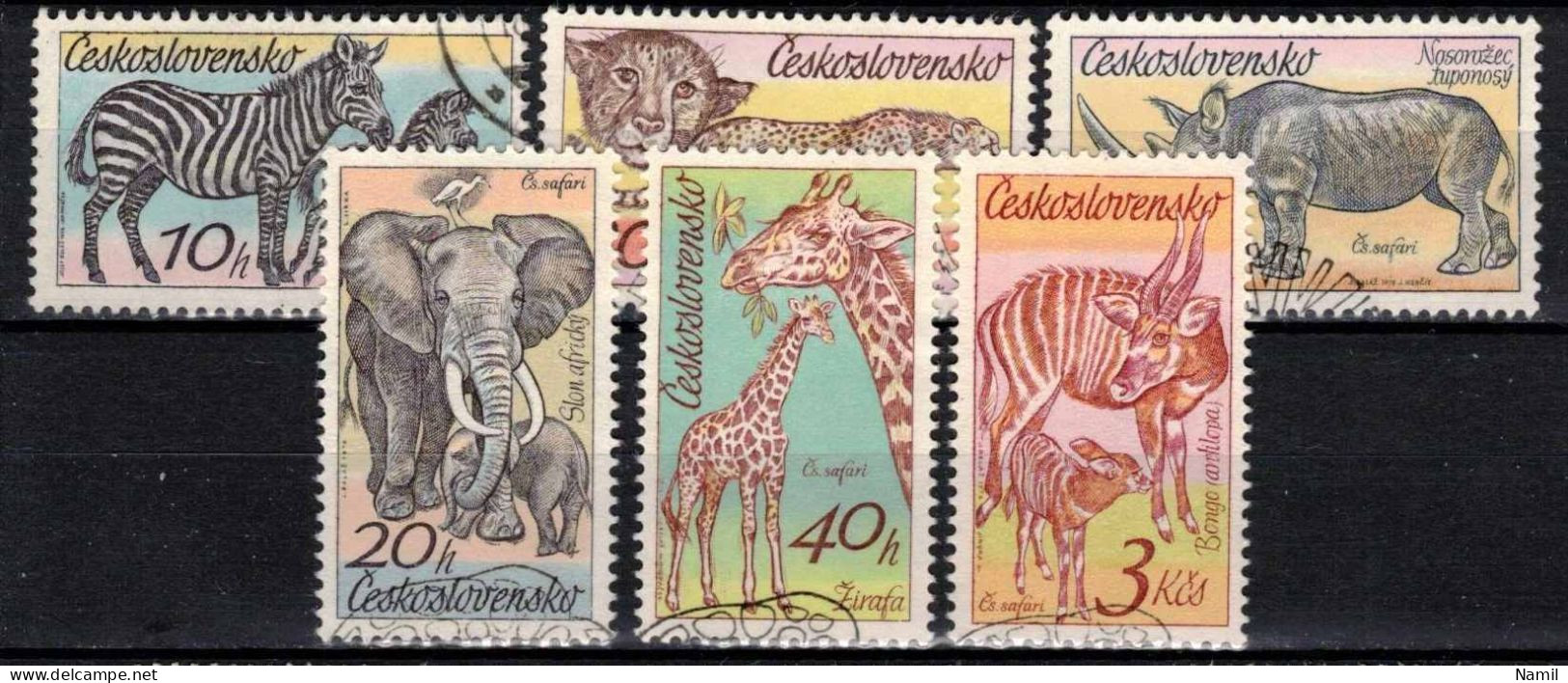 Tchécoslovaquie 1976 Mi 2345-50 (Yv 2181-6), Obliteré - Used Stamps