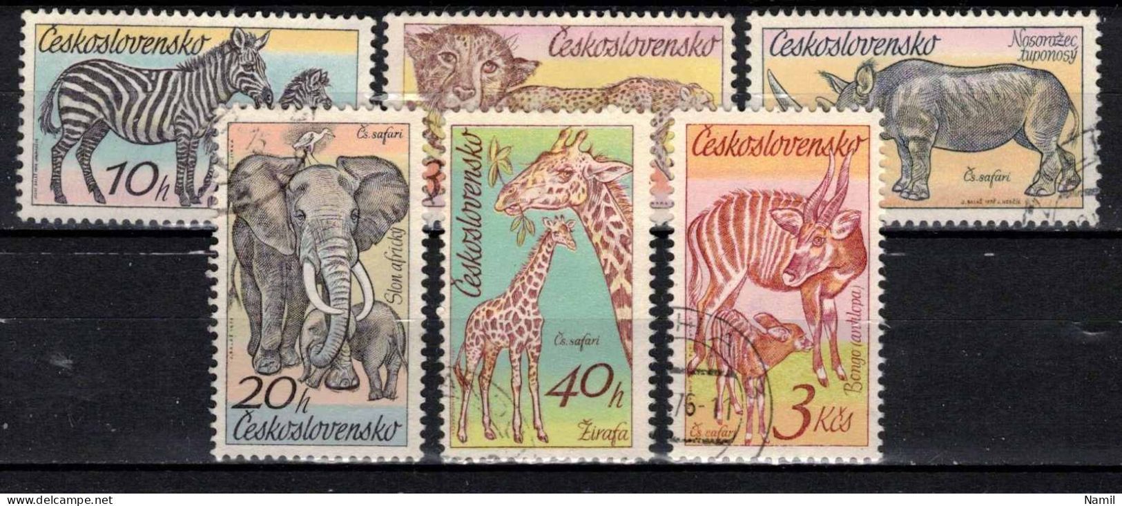 Tchécoslovaquie 1976 Mi 2345-50 (Yv 2181-6), Obliteré - Used Stamps