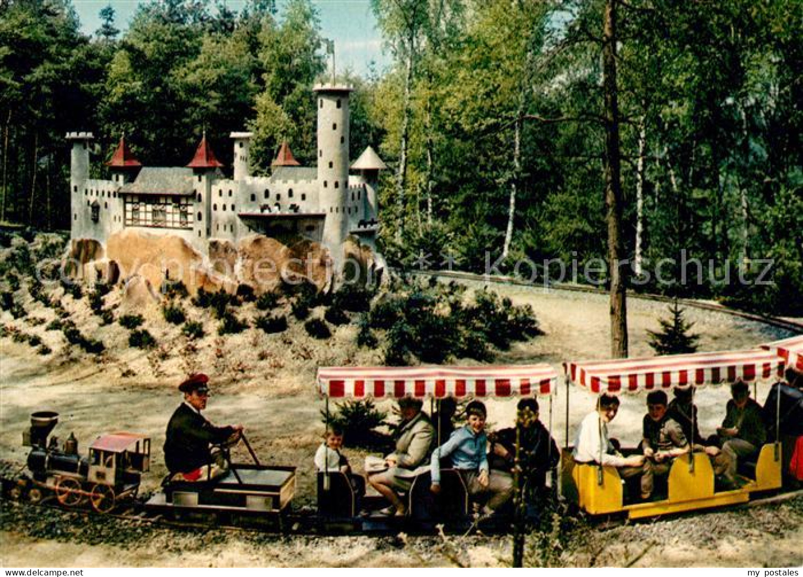 73120273 Ibbenbueren Sommerrodelbahn Maerchenwald Burg Maerchenwaldexpress Ibben - Ibbenbueren