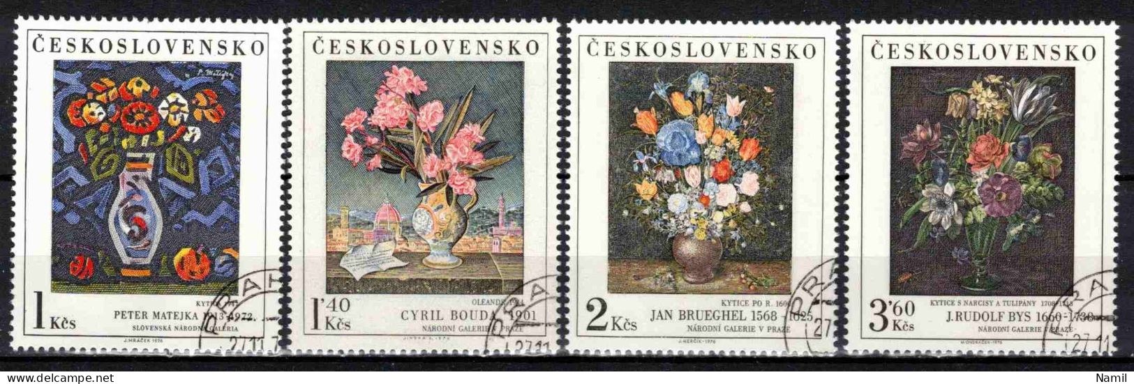 Tchécoslovaquie 1976 Mi 2351-4 (Yv 2187-90), Obliteré - Used Stamps