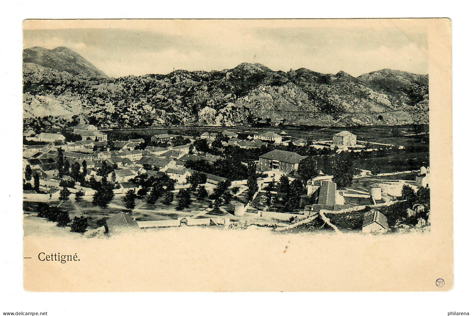 1902: Ansichtskarte Cetinnje Als Drucksache Nach Dubrovnik, Portogerecht, Befund - Montenegro
