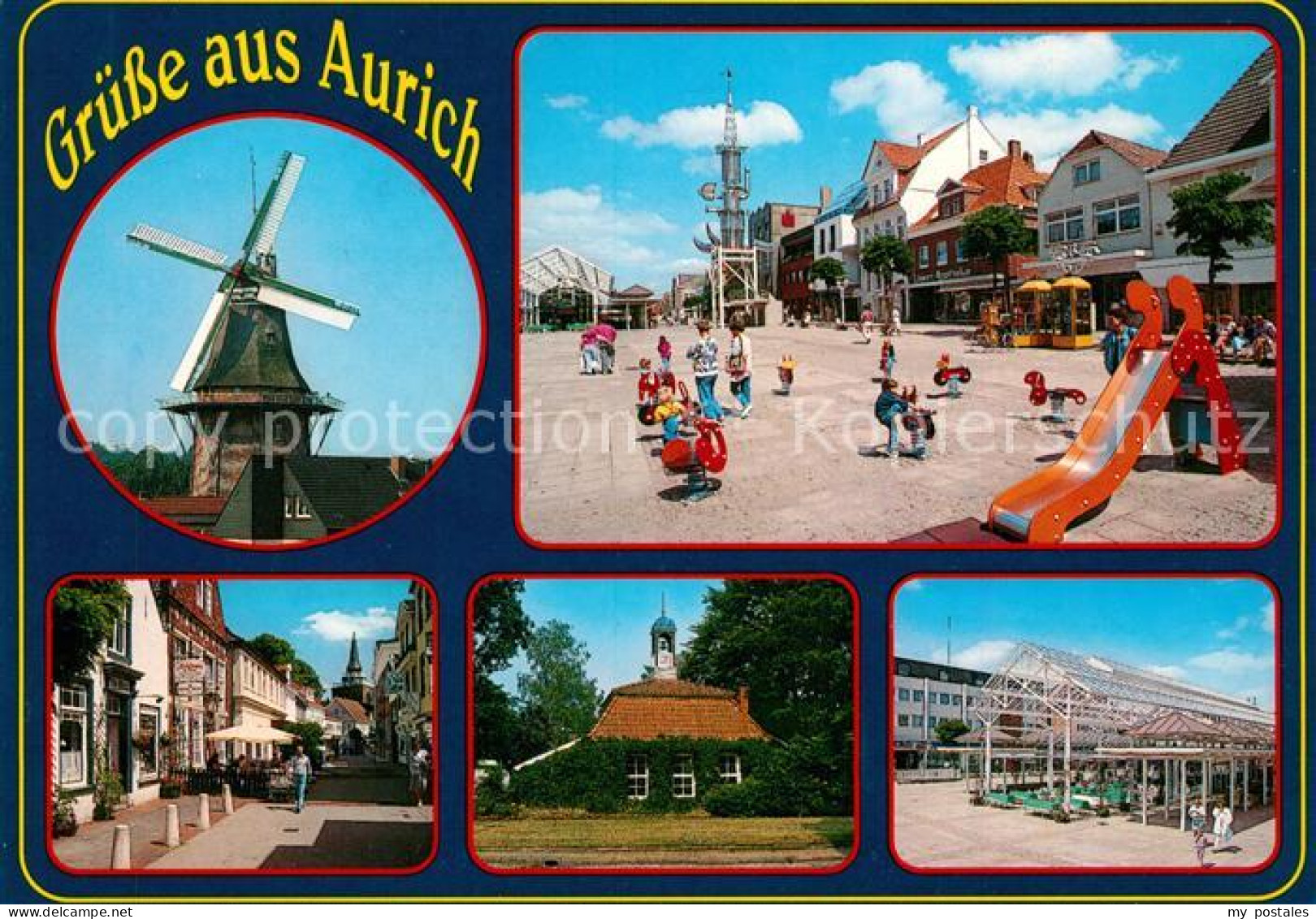 73120002 Aurich Ostfriesland Windmuehle Kinderspielplatz  Aurich Ostfriesland - Aurich