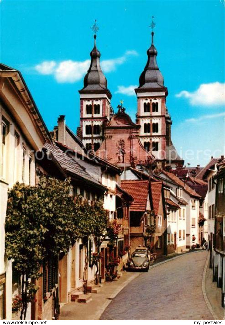 73119083 Amorbach Miltenberg Abteigasse Abteikirche  - Amorbach