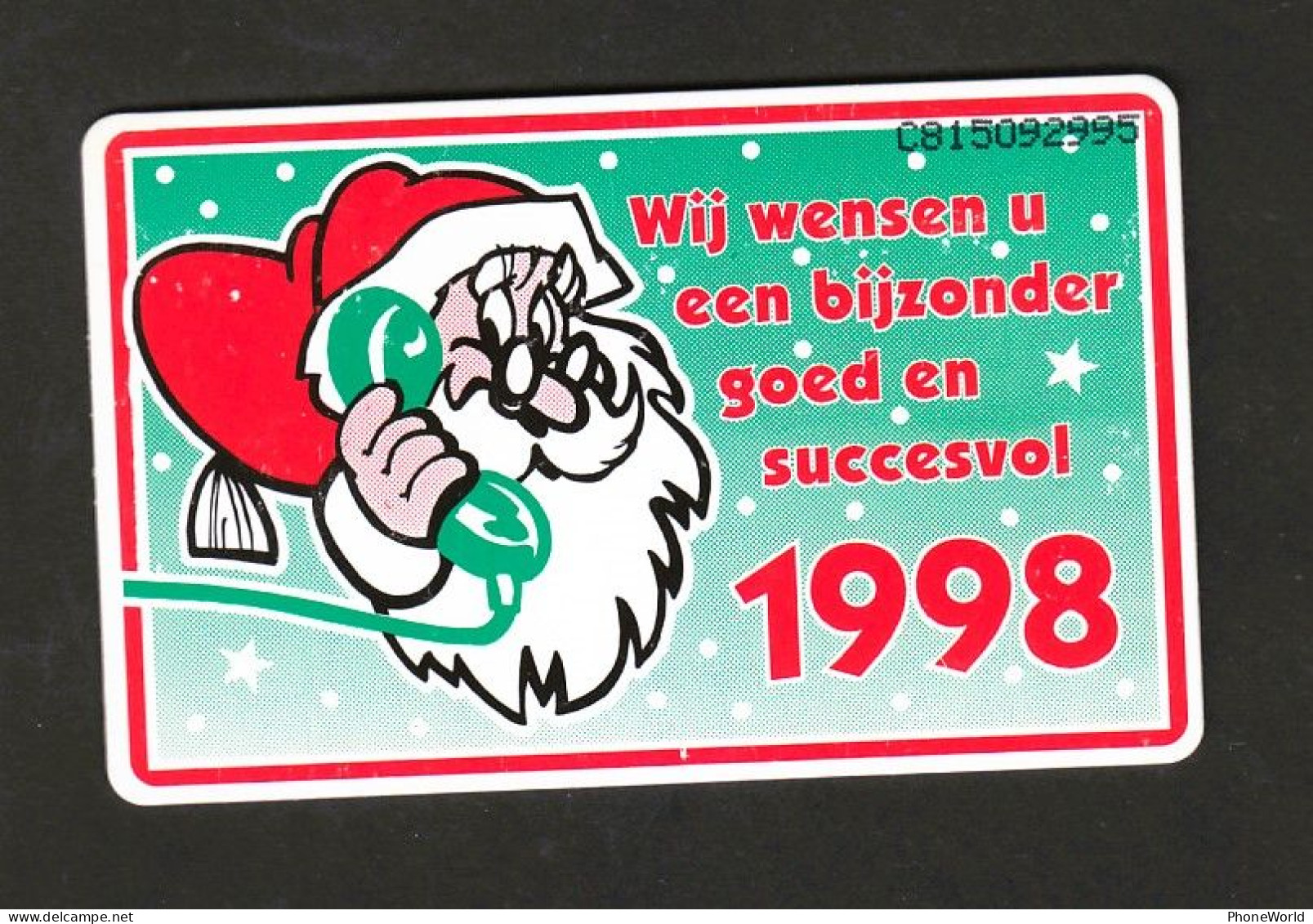 Netherlands, Christmas & Santa 1998 Nijgh, Pers En Publiciteit, 500ex, RRR, Used - Private