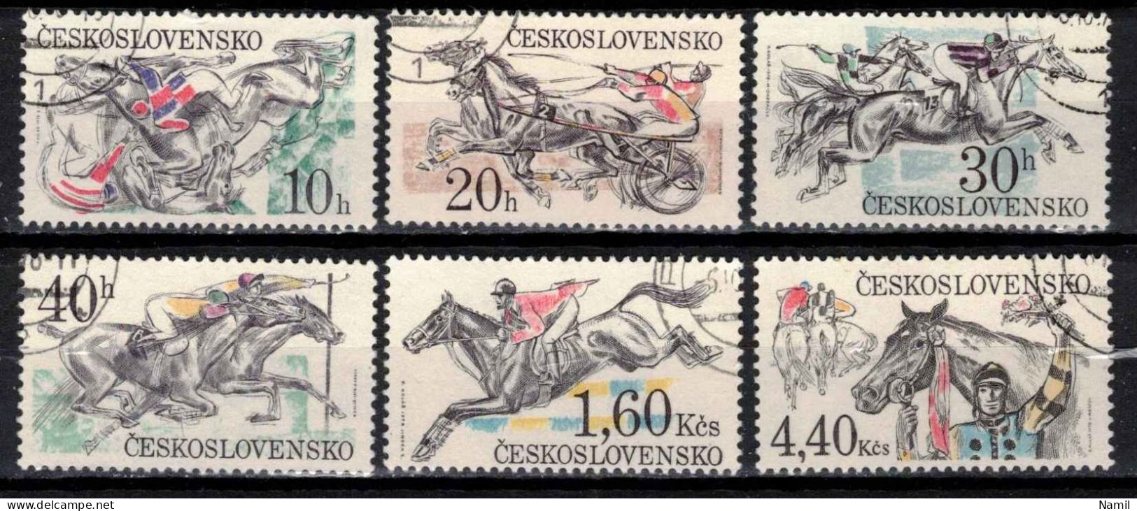 Tchécoslovaquie 1978 Mi 2469-74 (Yv 2297-2302), Obliteré - Oblitérés