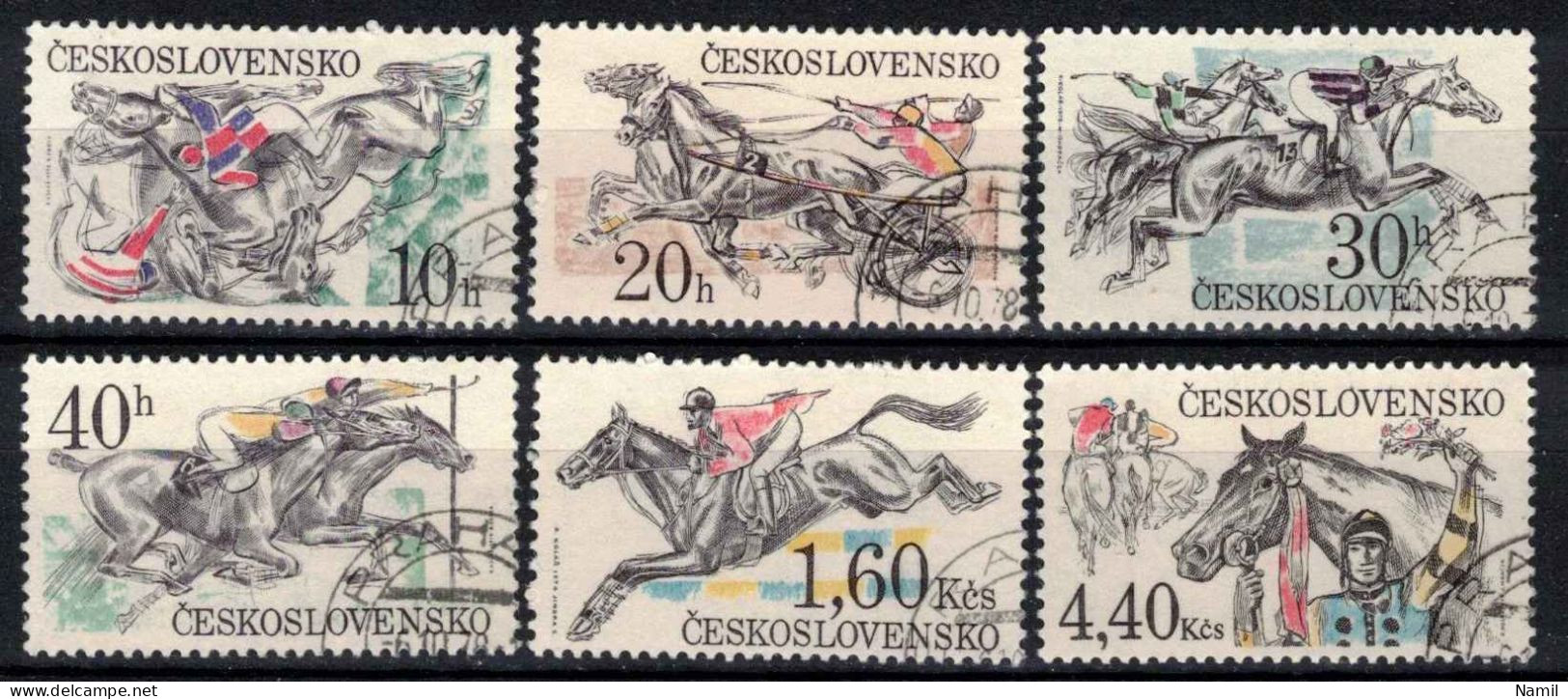 Tchécoslovaquie 1978 Mi 2469-74 (Yv 2297-2302), Obliteré - Oblitérés