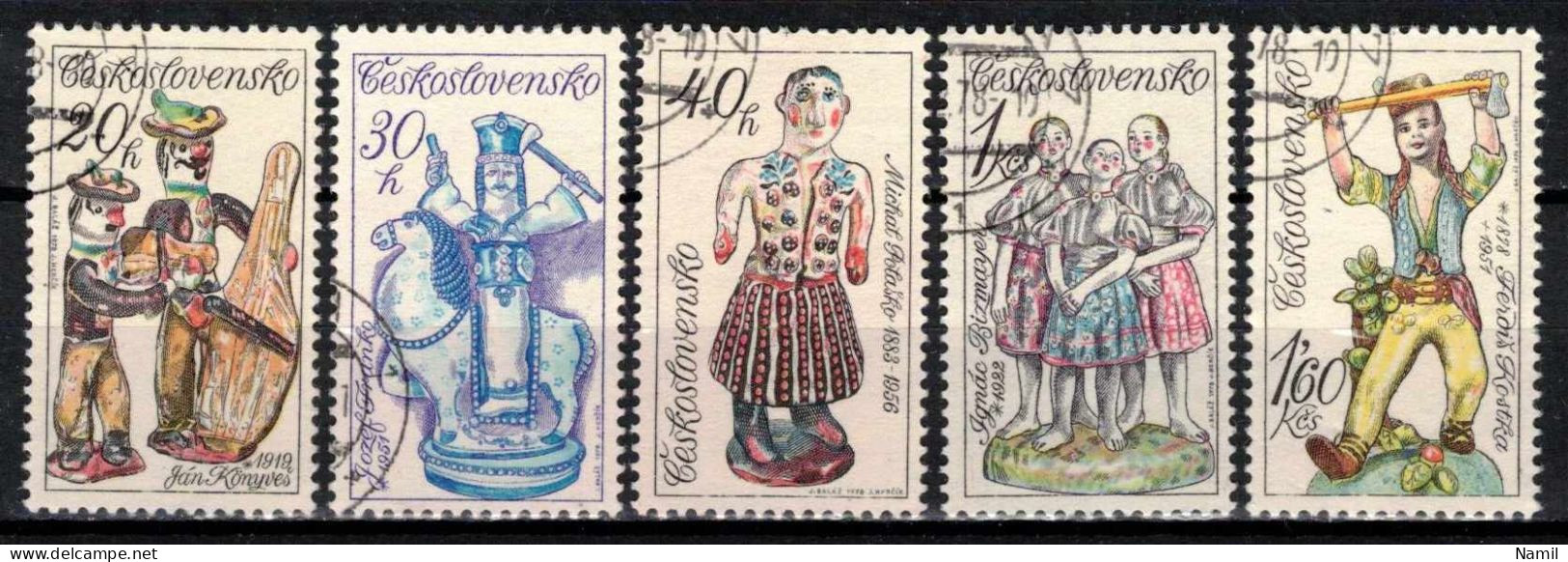 Tchécoslovaquie 1978 Mi 2479-83 (Yv 2309-13), Obliteré - Used Stamps