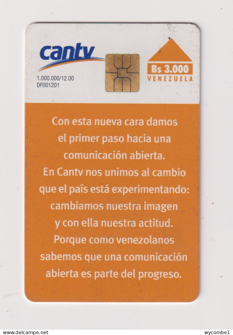 VENEZUELA  -  Cantv Chip Phonecard - Venezuela