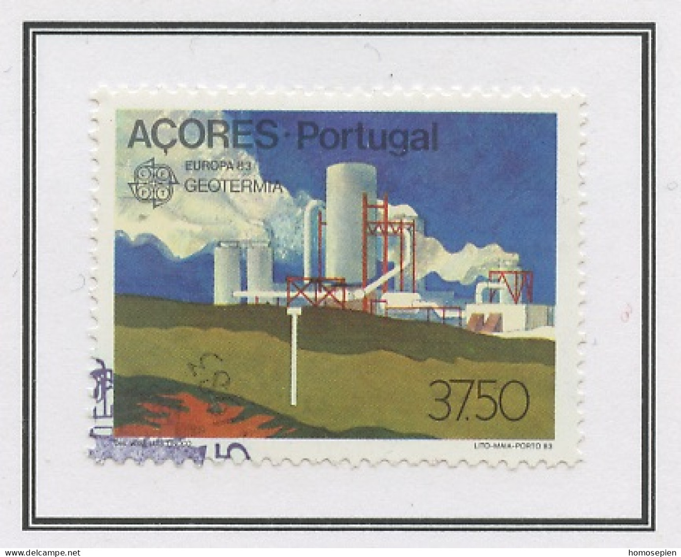 Europa CEPT 1983 Açores - Azores - Azoren - Portugal Y&T N°345 - Michel N°356 (o) - 37,50e EUROPA - 1983