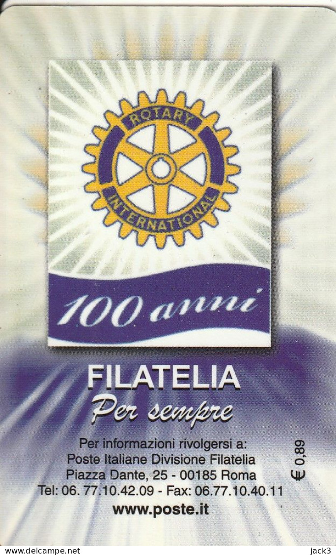 FRANCOBOLLO CELEBRATIVO - 100 ANNI ROTARY - 2011-20: Storia Postale