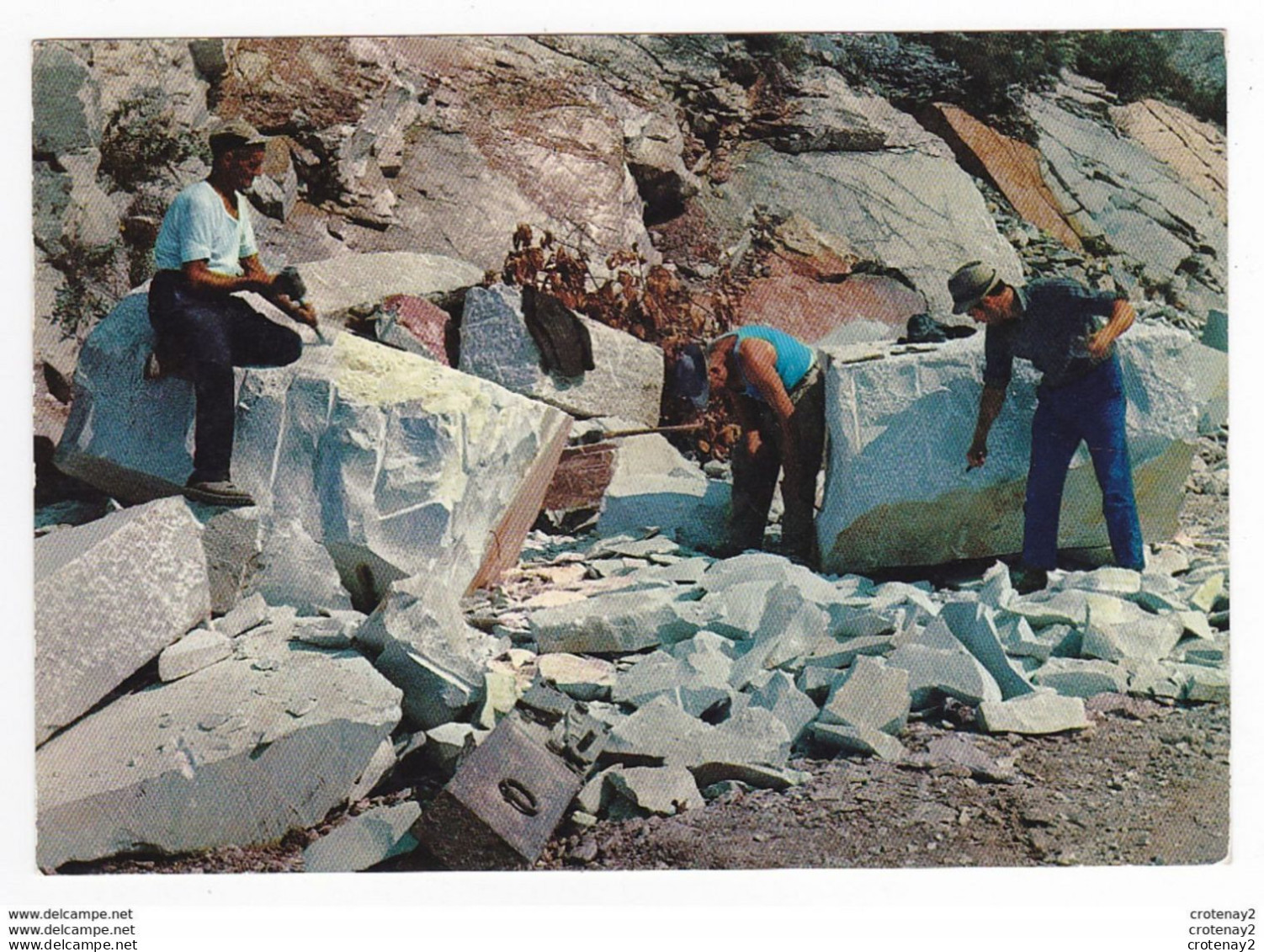 Toscana Carrara CARRARE Marbre Marbrières Carrières Coupe Avec Fil Hélicoïdal Tailleurs De Pierres Ediz Ellebici N°12 27 - Carrara