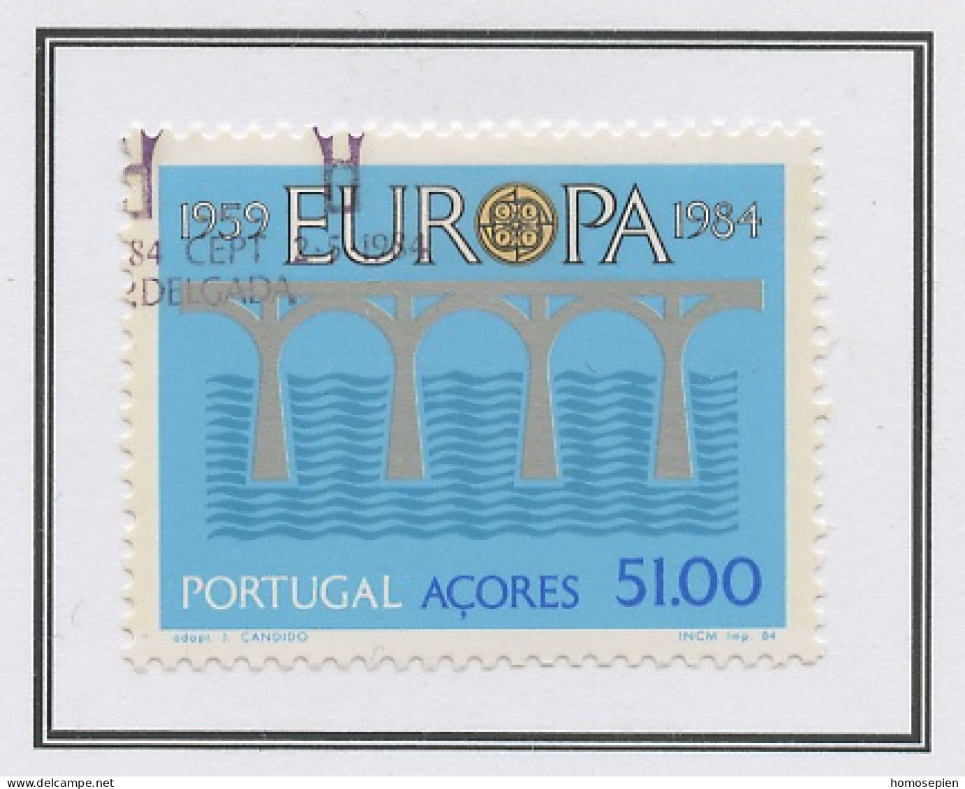 Europa CEPT 1984 Açores - Azores - Azoren - Portugal Y&T N°353 - Michel N°364 (o) - 51e EUROPA - 1984