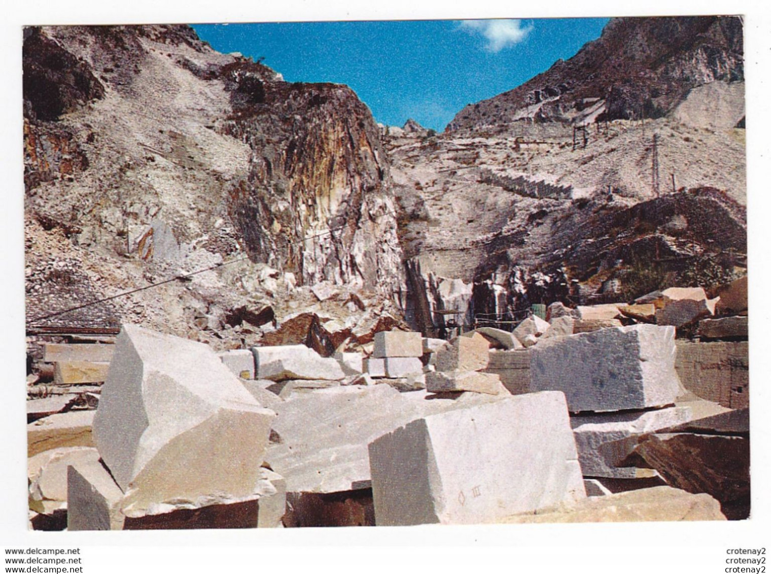 Toscana Carrara CARRARE Marbre Marbrières Carrières De Fantiscritti VOIR DOS - Carrara