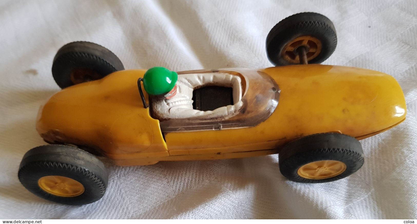 Voiture De Circuit TRIANG SCALEXTRIC LOTUS 1961 Jaune - Circuitos Automóviles