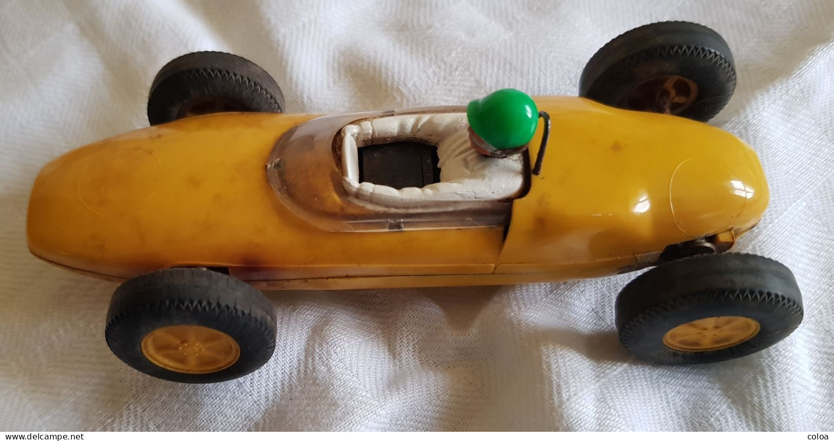 Voiture De Circuit TRIANG SCALEXTRIC LOTUS 1961 Jaune - Circuiti Automobilistici