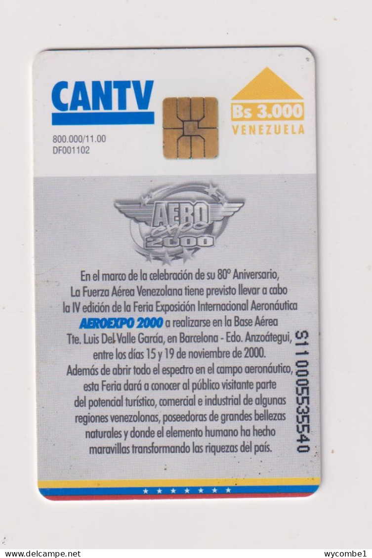 VENEZUELA  -  Aero Expo Chip Phonecard - Venezuela