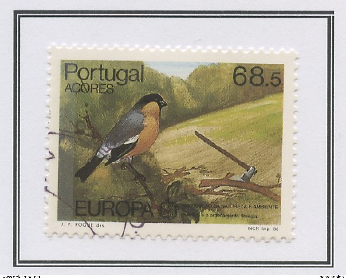 Europa CEPT 1986 Açores - Azores - Azoren - Portugal Y&T N°365 - Michel N°376 (o) - 68,50e EUROPA - 1986