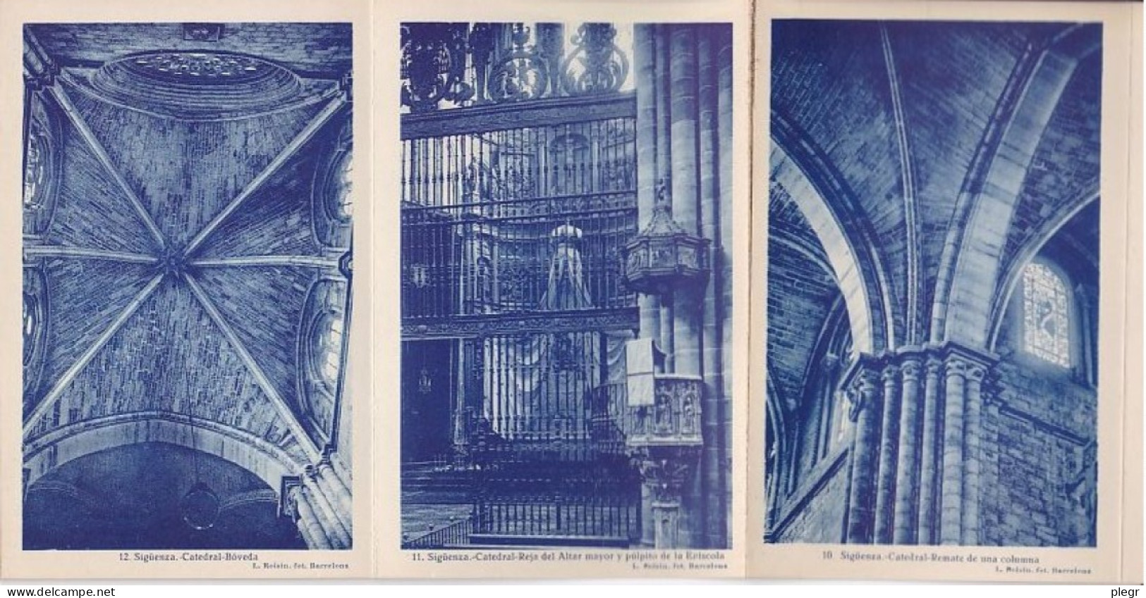 ESP08 01 02 - SIGÜENZA - CATEDRAL - BANDE DE14 CARTES - Andere & Zonder Classificatie