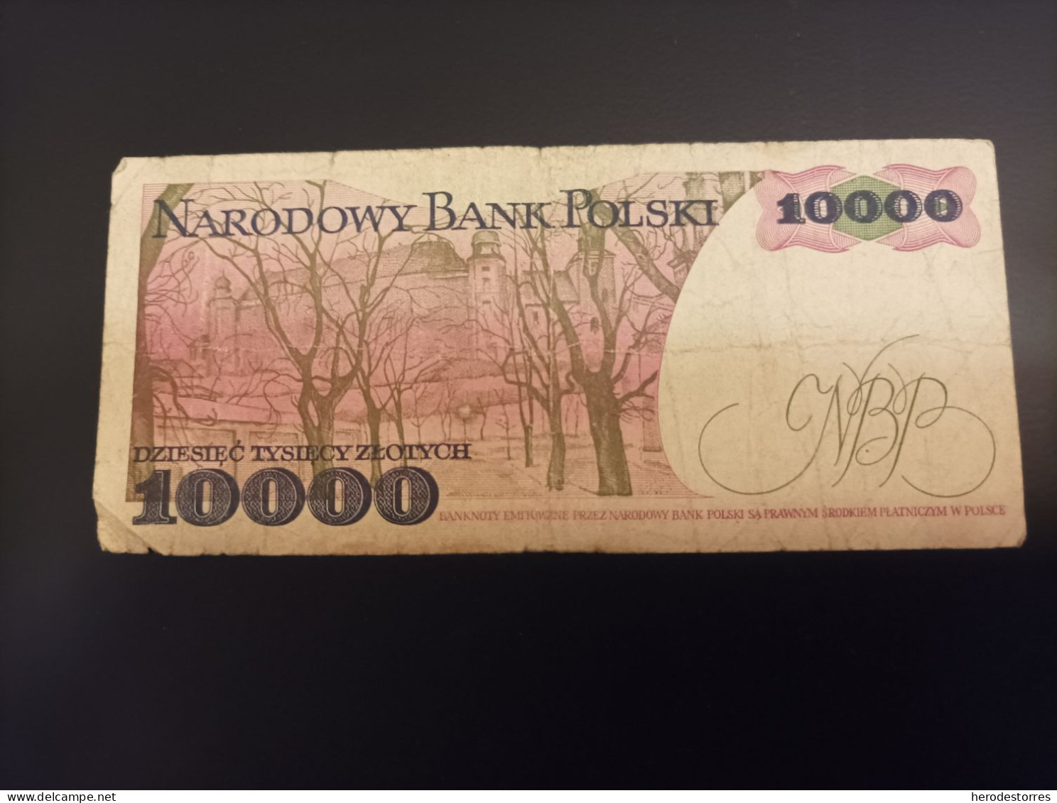 Billete De Polonia De 10000 Zlotych, Año 1987 - Polonia