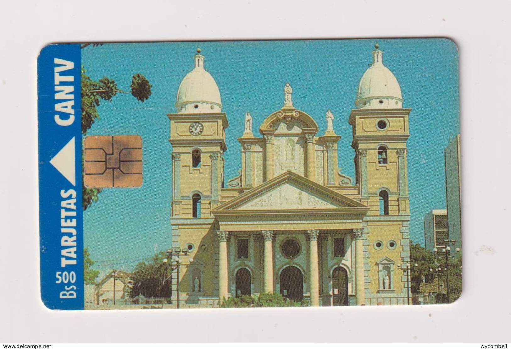 VENEZUELA  -  Basilica San Juan De Dios Chip Phonecard - Venezuela