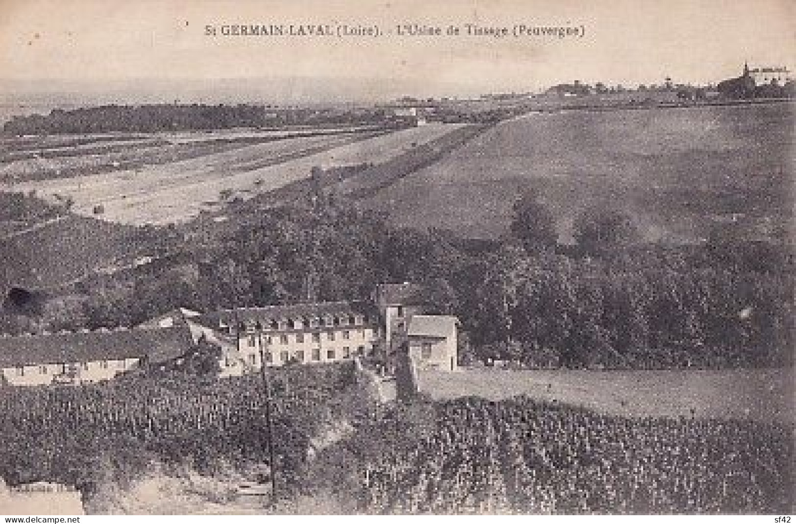 SAINT GERMAIN LAVAL             USINE DE TISSAGE PEUVERGNE   PP - Saint Germain Laval