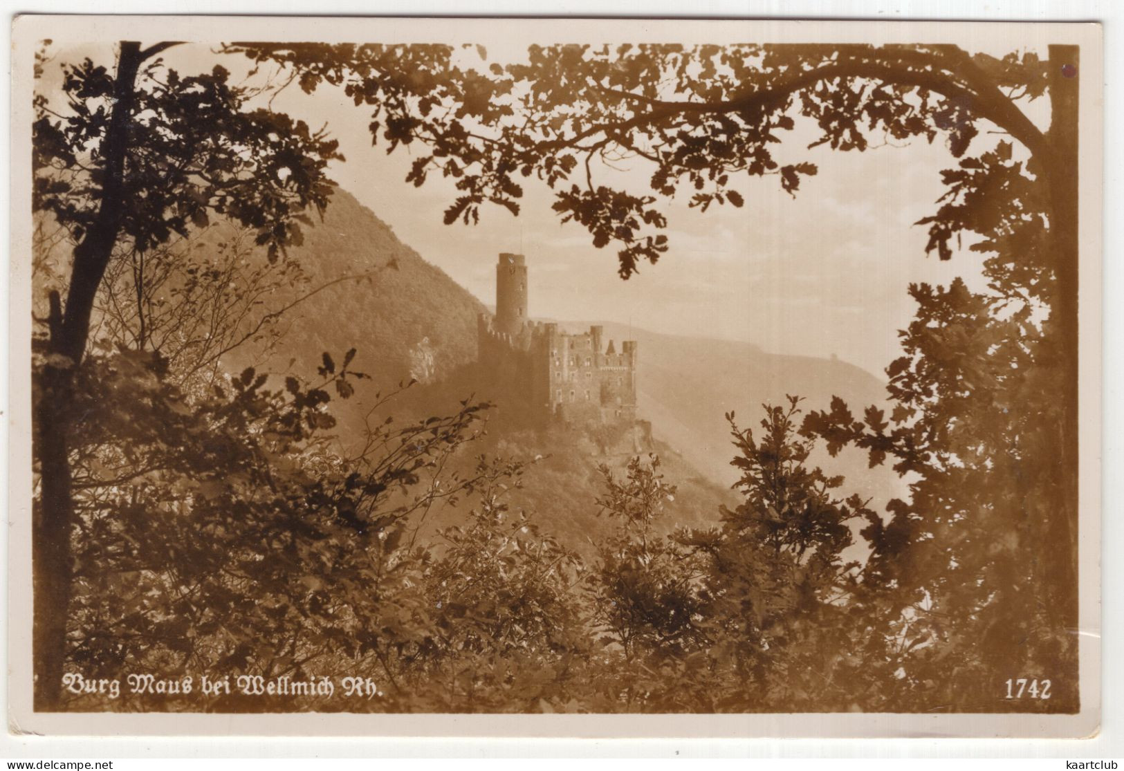 Burg Maus Bei Wellmich Rh. - (Deutschland) - St. Goar