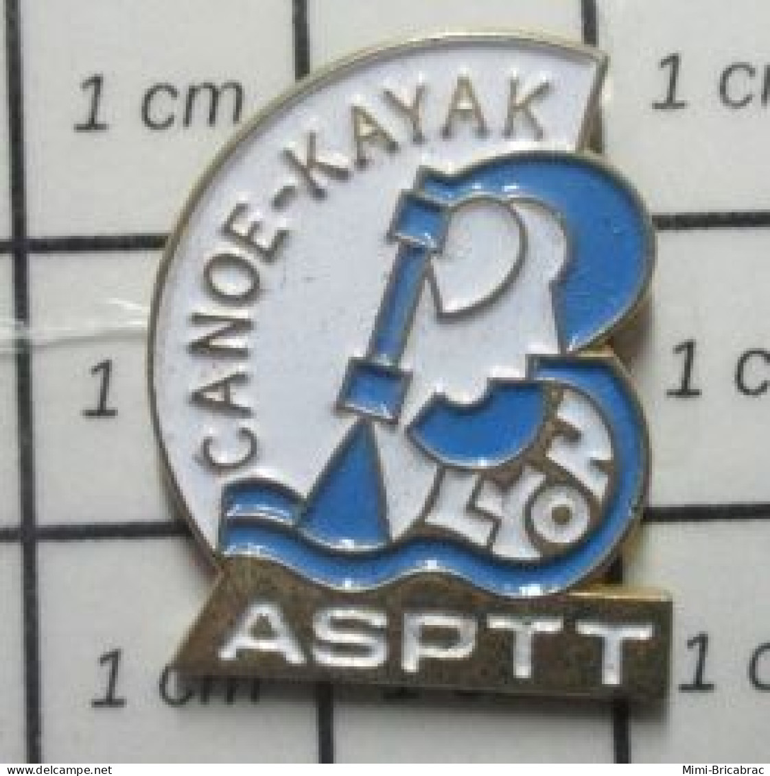 713i Pin's Pins / Beau Et Rare / SPORTS / CANOE KAYAK ASPTT LYON - Canoeing, Kayak