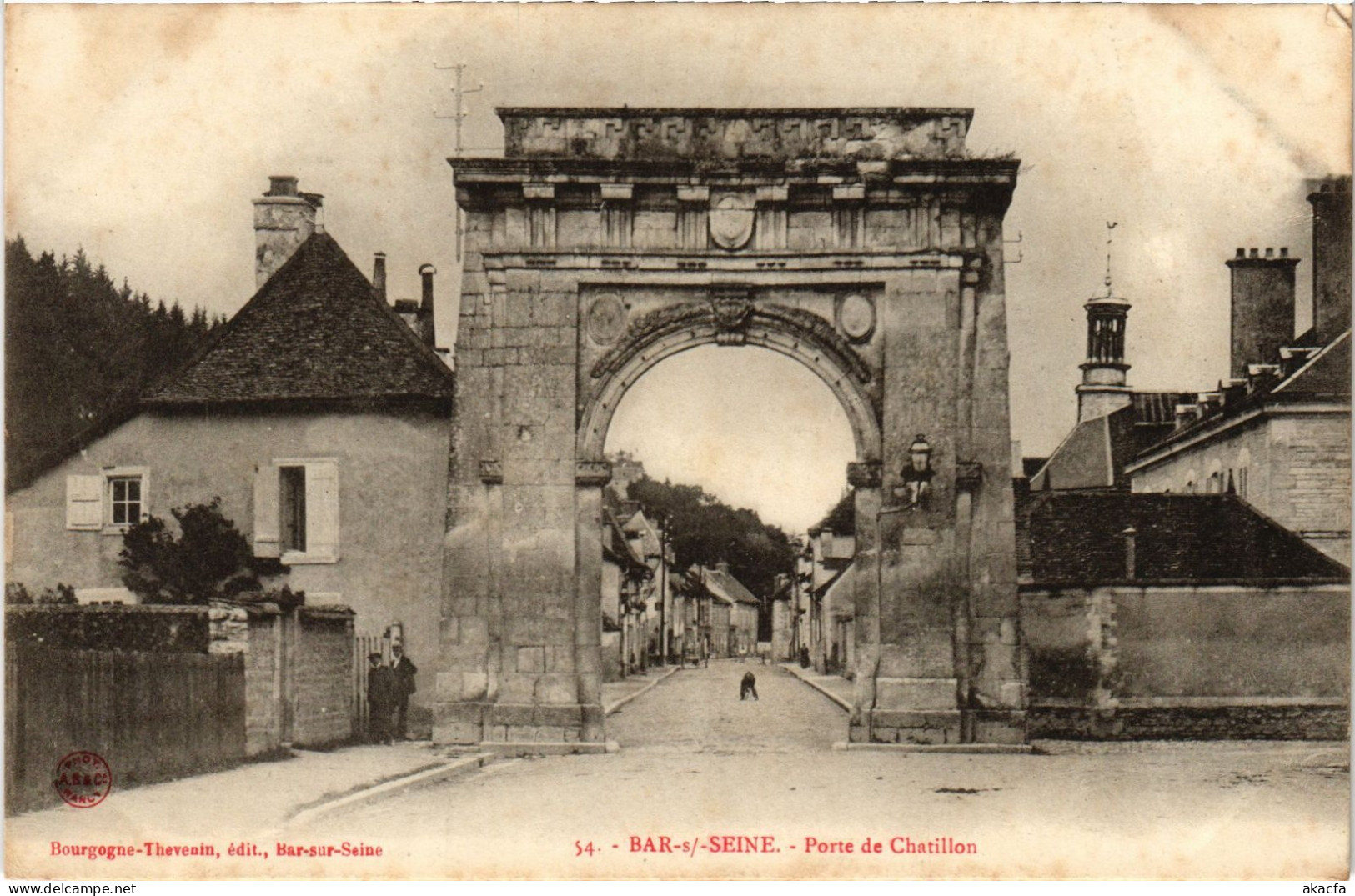 CPA Bar-sur-Seine Porte De Chatillon (1277651) - Bar-sur-Seine