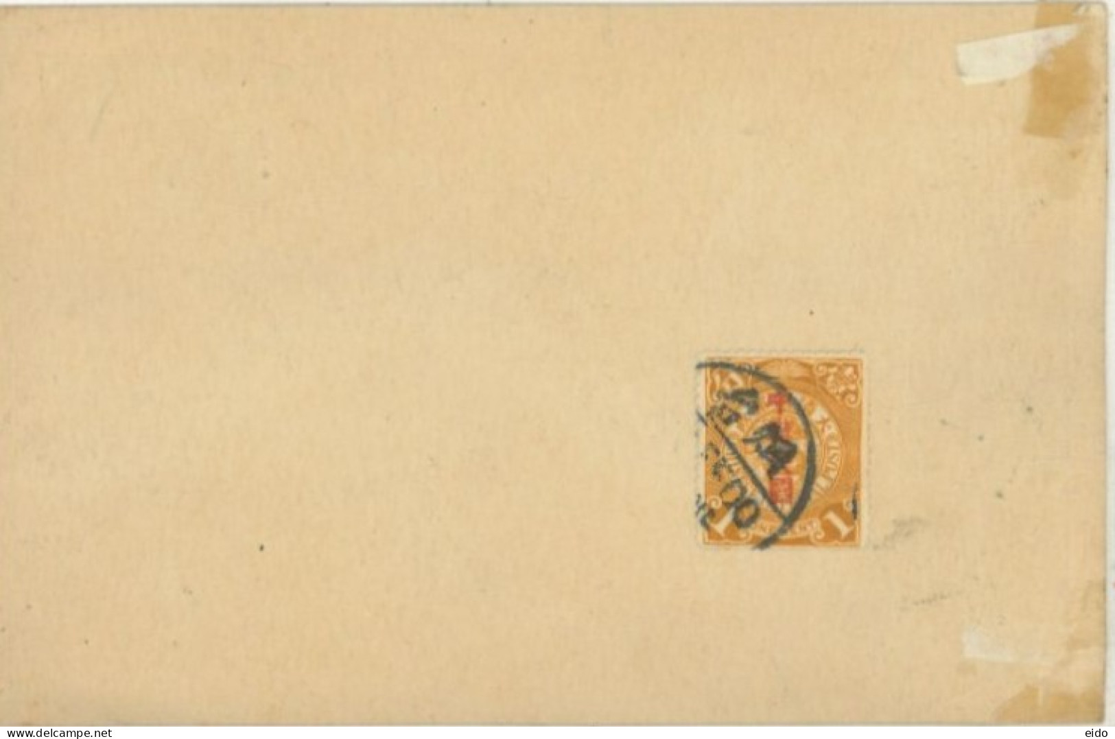 CHINA - 1913, STAMPS POSTCARD WITH SHANGHAI POST FRANKING, RARE. - Briefe U. Dokumente