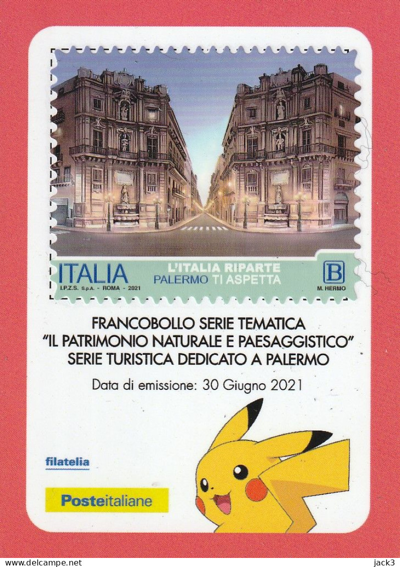 FRANCOBOLLO - SERIE TEMATICA - PALERMO - 2021-...: Poststempel