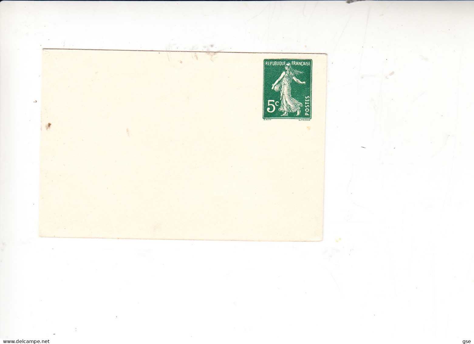 FRANCIA  1907-39 - Entiers Postaux - Standaardomslagen En TSC (Voor 1995)