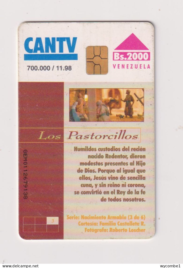 VENEZUELA  -  Los Pastorcillos Chip Phonecard - Venezuela