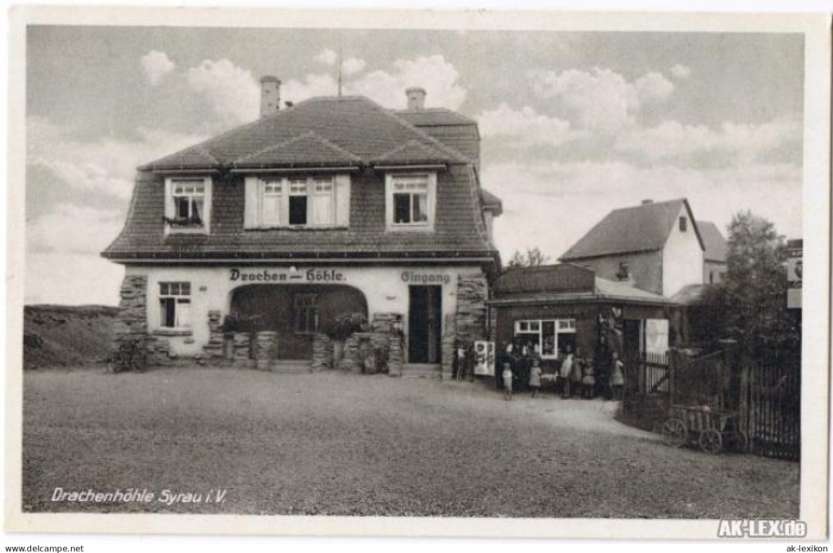 Ansichtskarte Syrau (Vogtland) Drachenhöhle 1936 - Syrau (Vogtland)