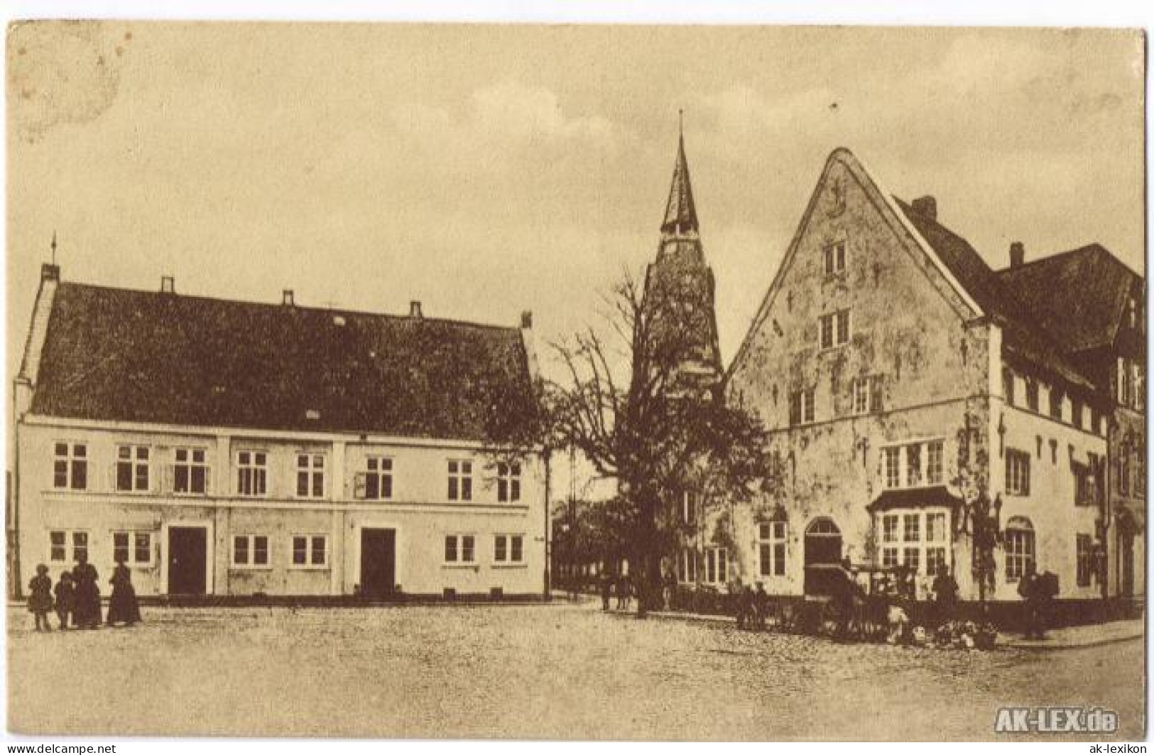 Postcard Tondern Tønder (Tynne &#47; Tuner) Markt 1922 - Danemark
