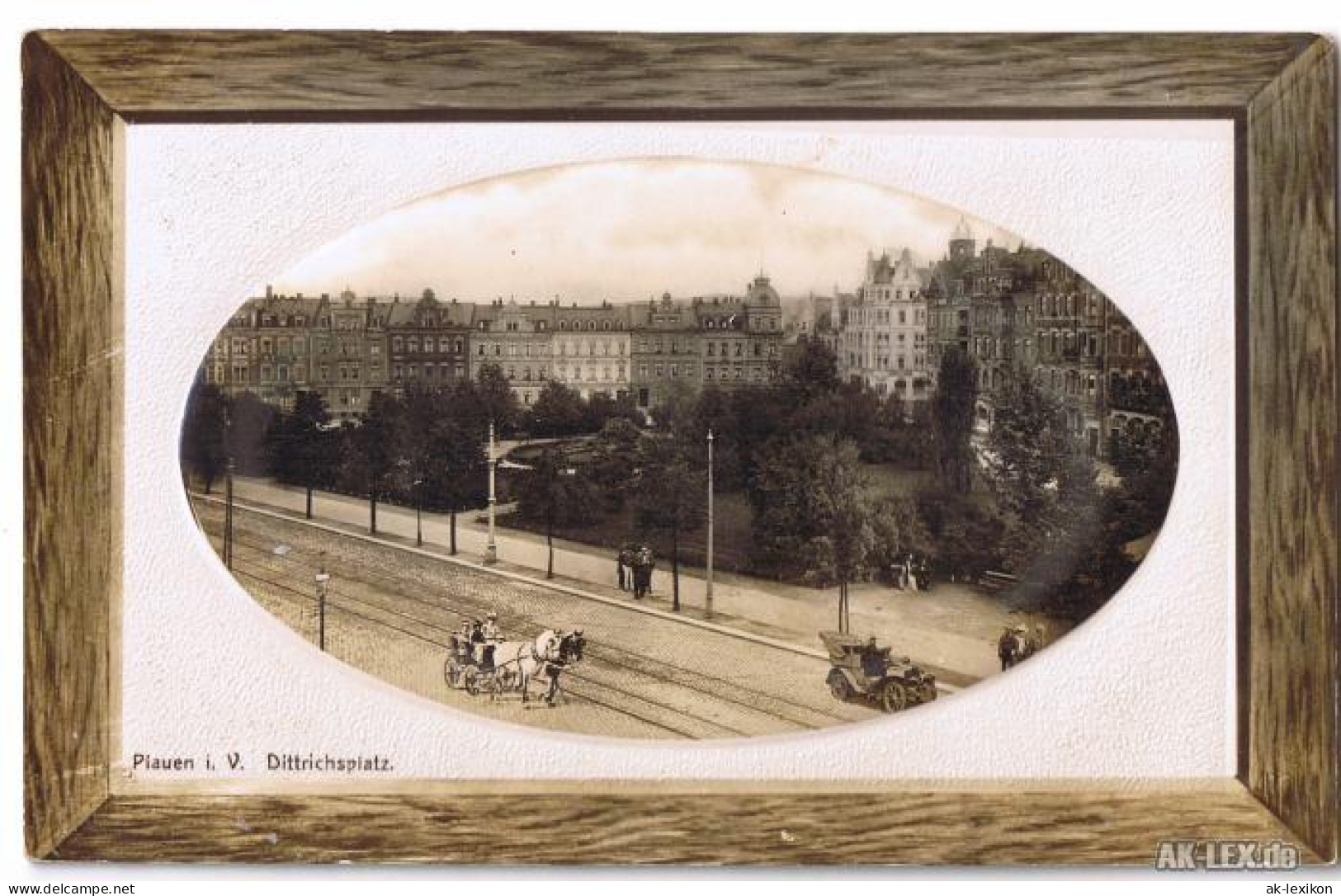 Ansichtskarte Plauen (Vogtland) Dittrichplatz 1912 - Plauen