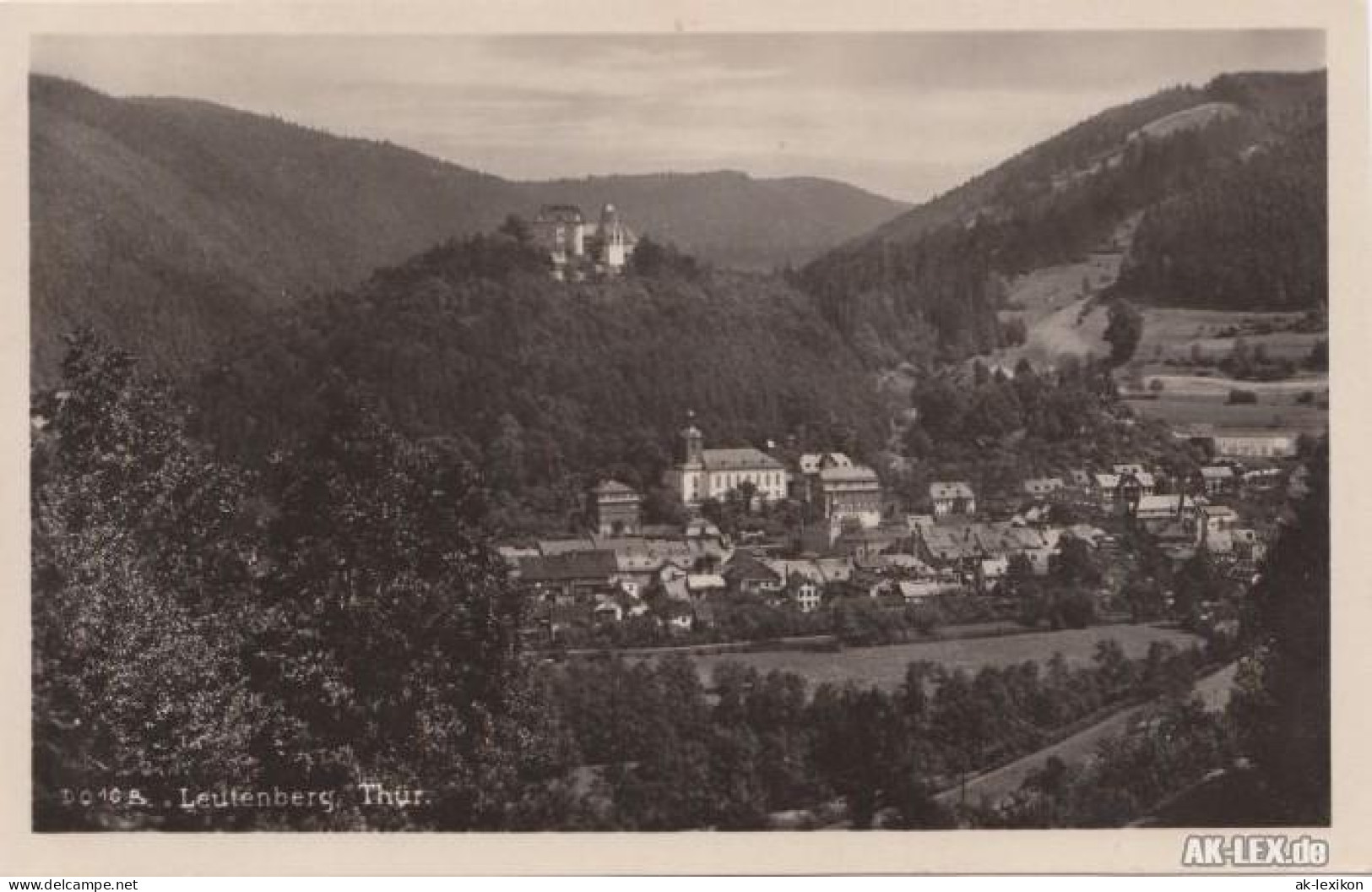 Ansichtskarte Leutenberg Leutenberg - Blick Auf Die Stadt 1951  - Leutenberg